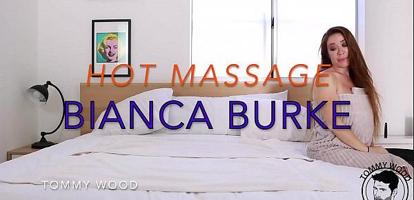  FIT MILF with big boobs HOT MASSAGE for busty pornstar -Bianca Burke  ( check RED for full scene )